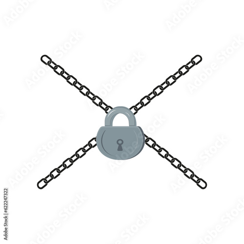 Chain Illustration Vector Element