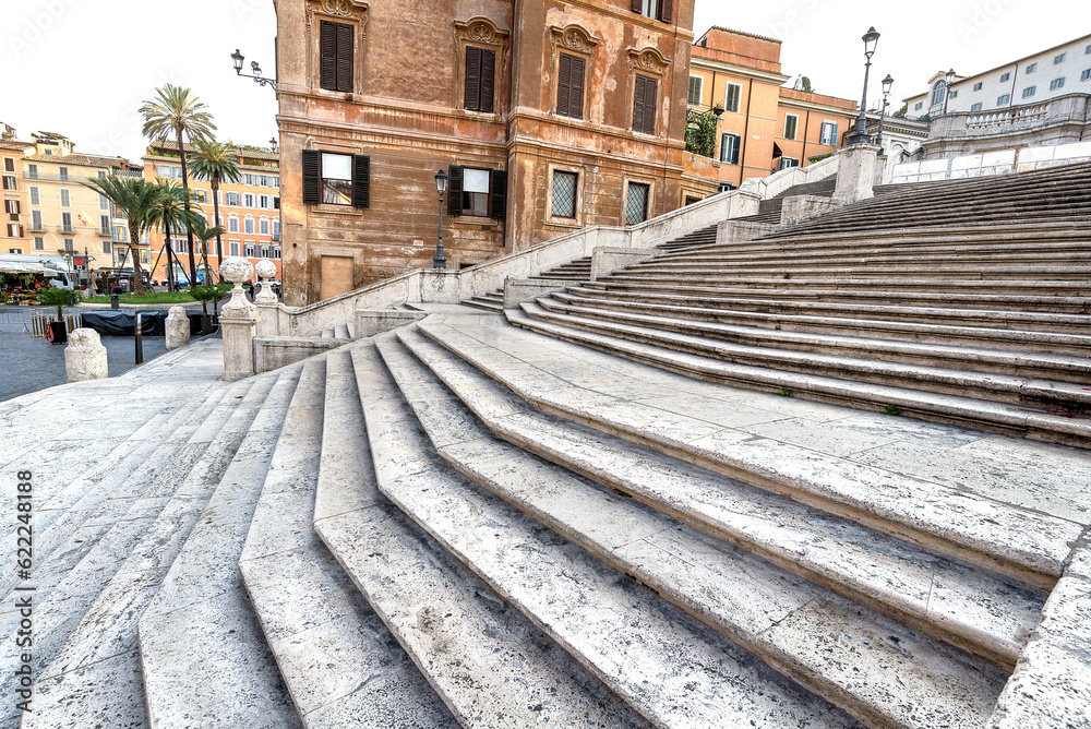 Spanish steps, the most visiting sightseeing  in Rome
