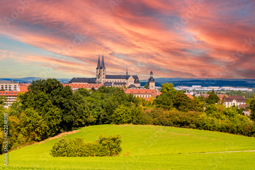 Michelsberg Monastery in Bamberg Bavaria Germany photo