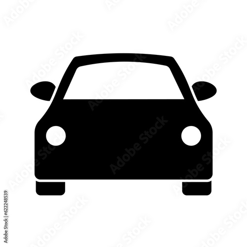 Car icon in flat style Simple traffic icon