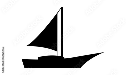 Fototapeta Naklejka Na Ścianę i Meble -  ship vector icon logo design
