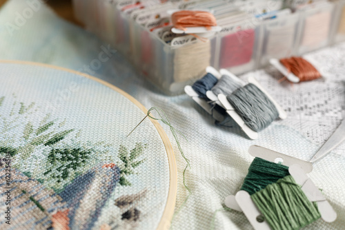 cross-stitch embroidery