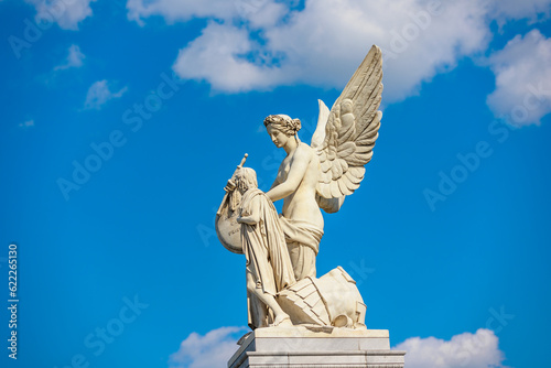 Sculptures on the Berlin Palace Bridge.