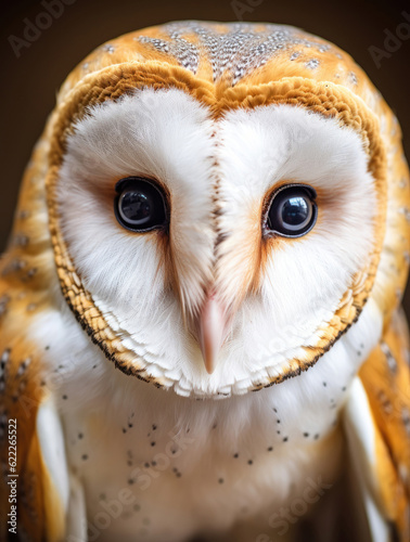 Common barn owl, close up © Veniamin Kraskov