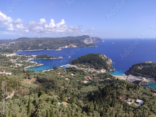 Corfu island, Paleokastritsa panorama © Sergiy