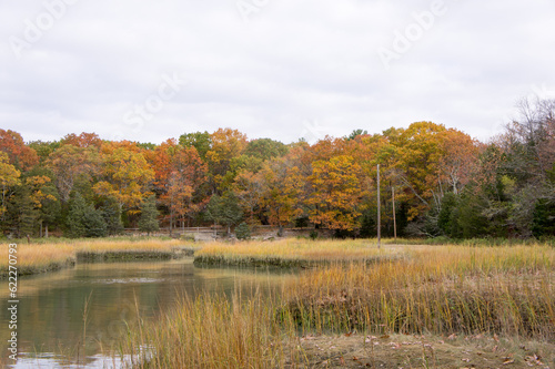 Bare Cove Park in Hingham MA. The park is the site of a former naval ammunition depot which was declared surplus in the early 1970s. It was then turned into Bare Cove Park and Great Esker.