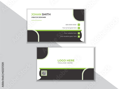 modern business template, name card design