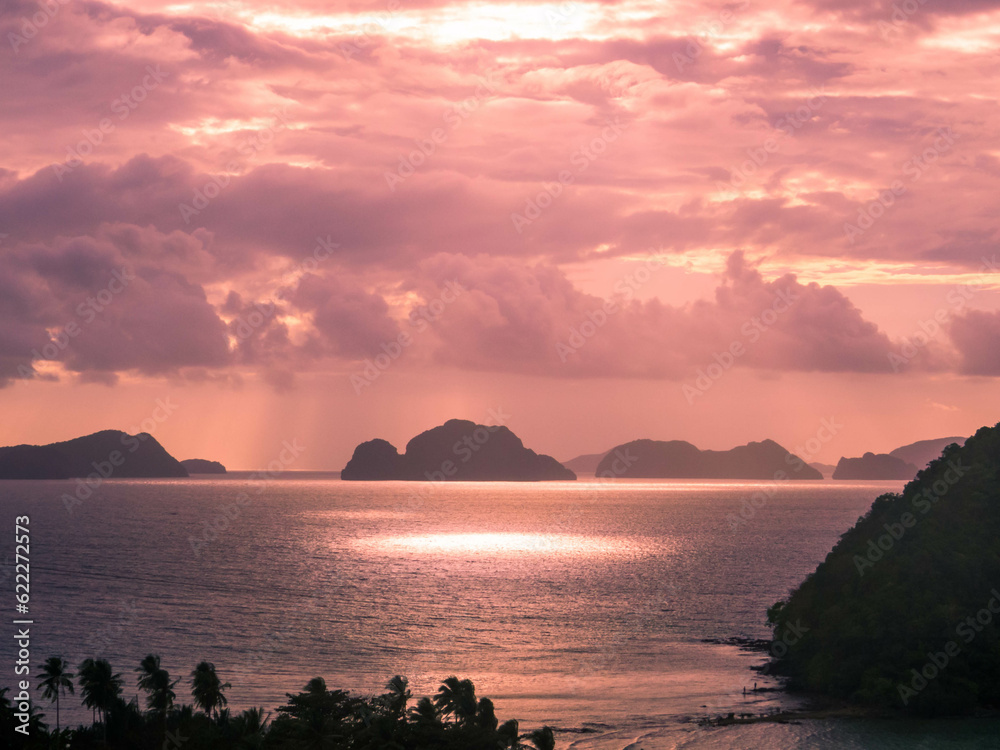 Sunset in El Nido, Palawan, Philippines