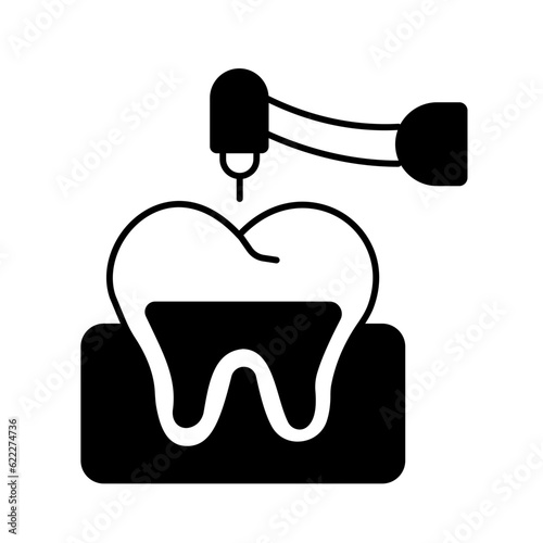 Root canal Vector Icon

