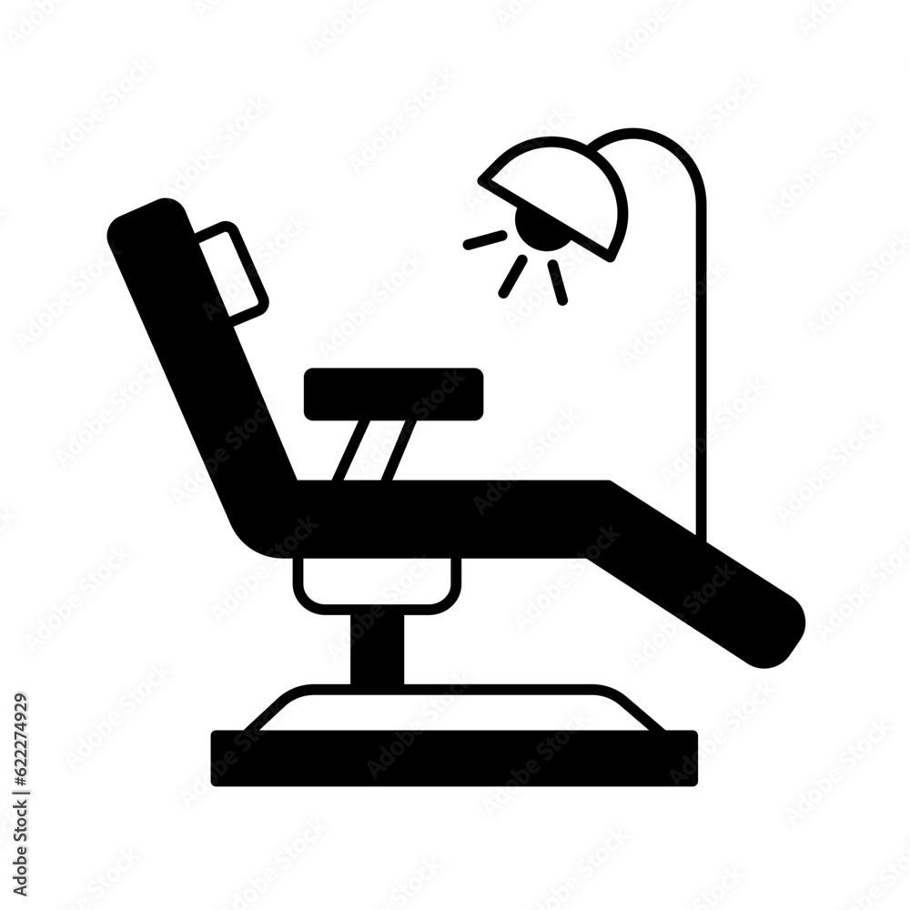 Dental chair Vector Icon
Dental chair Vector Icon