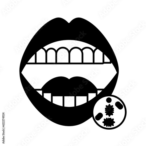 Mouth Vector Icon

