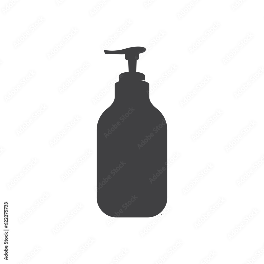 soap bottle logo vector simple icon illustration soap bottle logo vector simple icon illustration