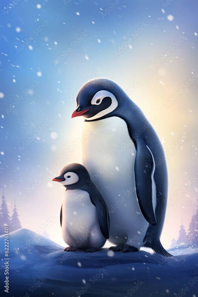 Obraz premium Penguins