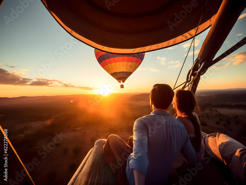 person with balloon