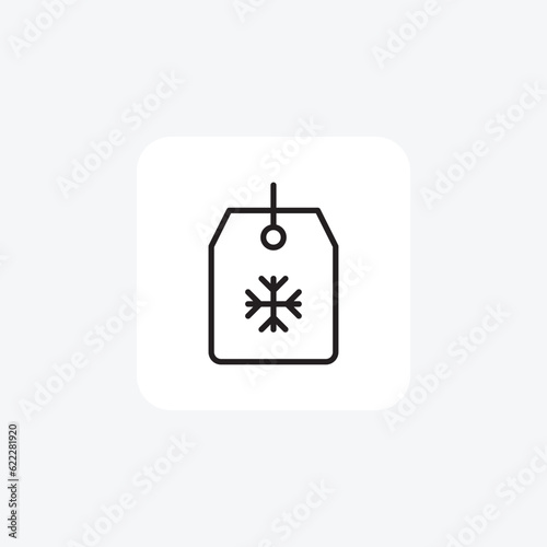 Discount Tag Line Icon