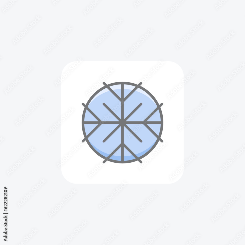 Snowflakes Awesome Fill Icon Snowflakes Awesome Fill Icon