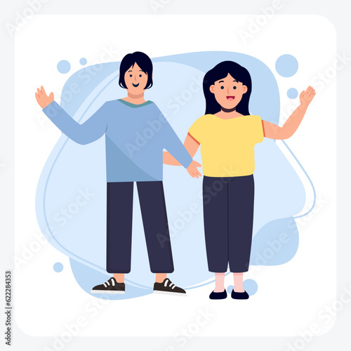 Friendship Icons Symbolizing Lifelong Adventures

