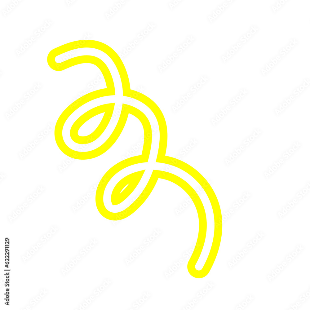 Obraz premium Abstract Doodle Outline