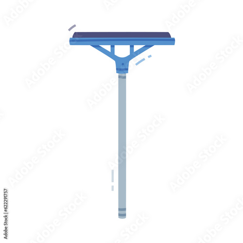 Window Cleaning Tool or Scraper for Washing Vector Illustration