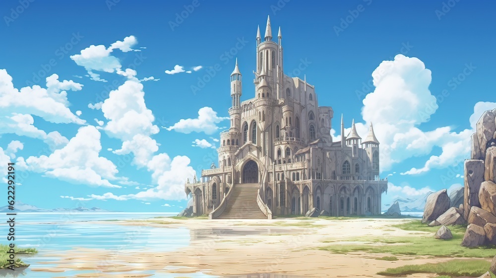 Sagrada familia city. AI generated art illustration.
Sagrada familia city. AI generated art illustration.