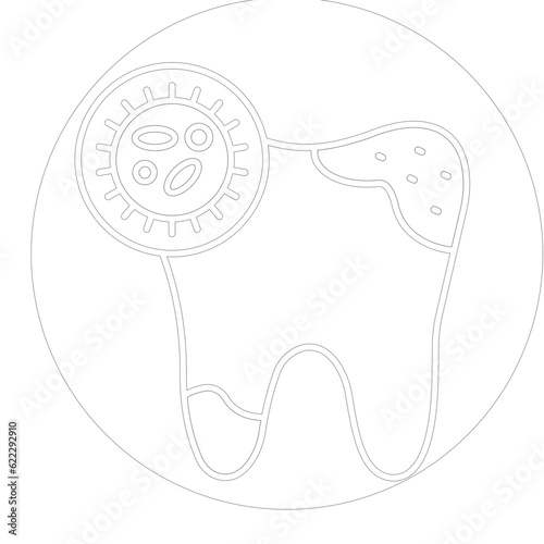 Pulpitis Vector Icon

