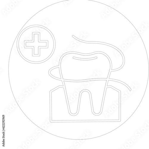 Dental surgery Vector Icon

