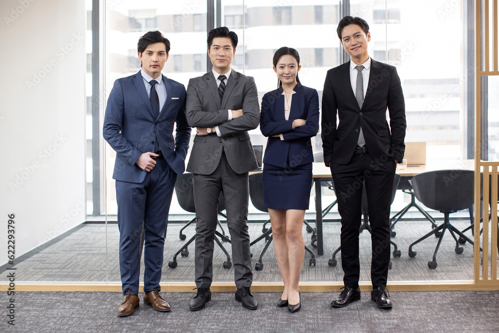 Portrait of confident Chinese business people Portrait of confident Chinese business people