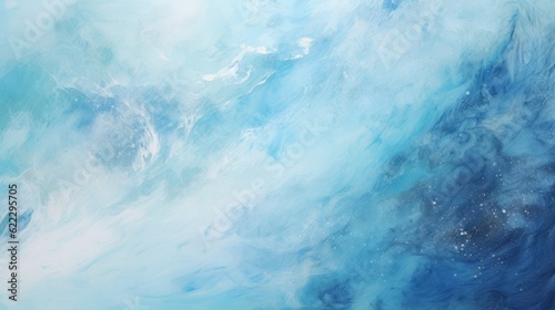 Colorful Blue and White Gradient Galaxy Abstract Background Texture. Generative AI illustration.