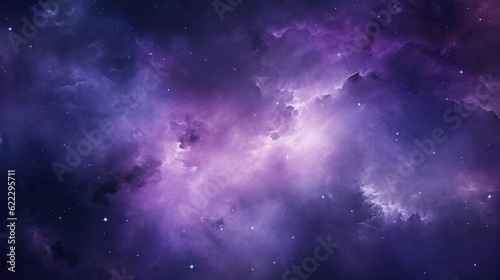 Colorful Purple Gradient Galaxy Abstract Background Texture. Generative AI illustration.