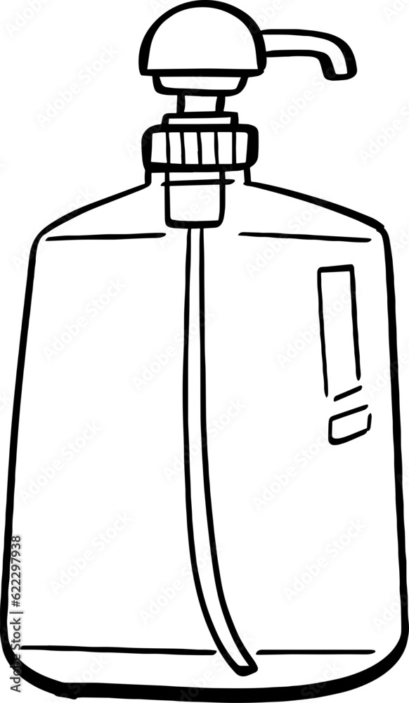 hand drawn bottle illustration. hand drawn bottle illustration.