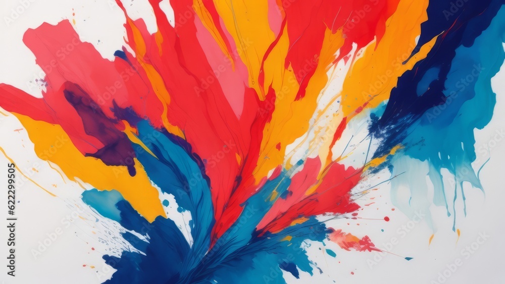vibrant colors explode across the canvas in a riot of movement and energy vibrant colors explode across the canvas in a riot of movement and energy