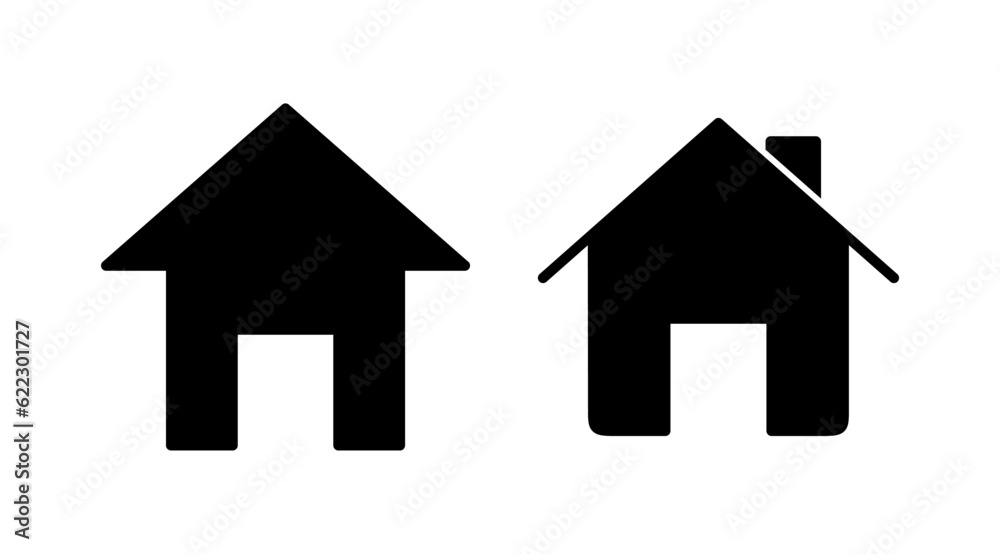 Home icon vector. House vector icon Home icon vector. House vector icon