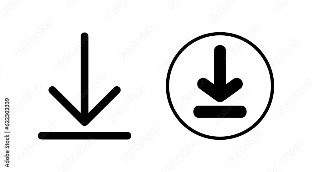 Download icon vector. Downloading vector icon Download icon vector. Downloading vector icon