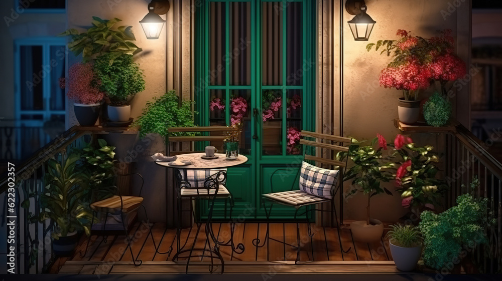 Vase plant on table decoration with pillow on sofa chair. Generative Ai Vase plant on table decoration with pillow on sofa chair. Generative Ai