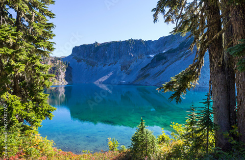 Mountains lake