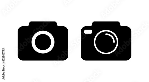 Camera Icon in trendy flat style isolated. Camera symbol web site design