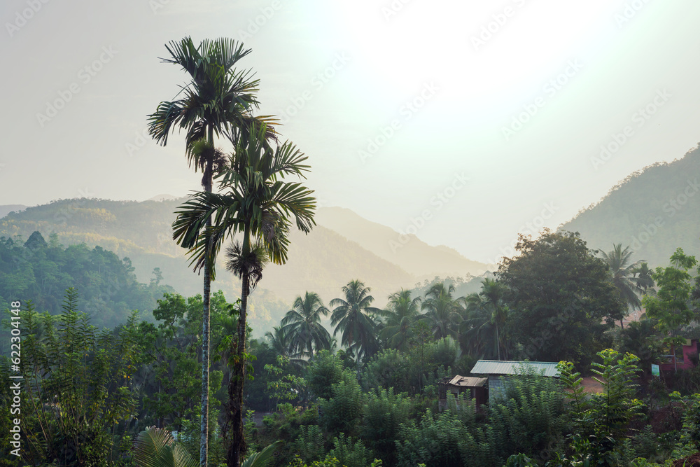 Village on Sri Lanka