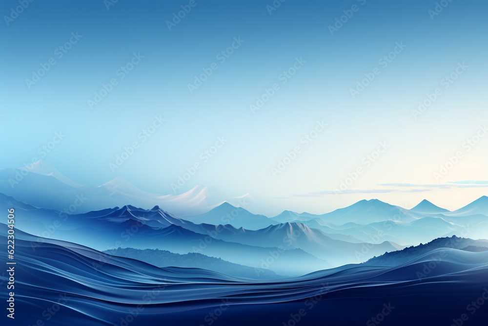 A clean and minimalist blue background with subtle gradients, business background Generative AI A clean and minimalist blue background with subtle gradients, business background Generative AI