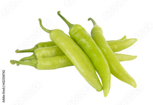 green chili pepper on transparent png
