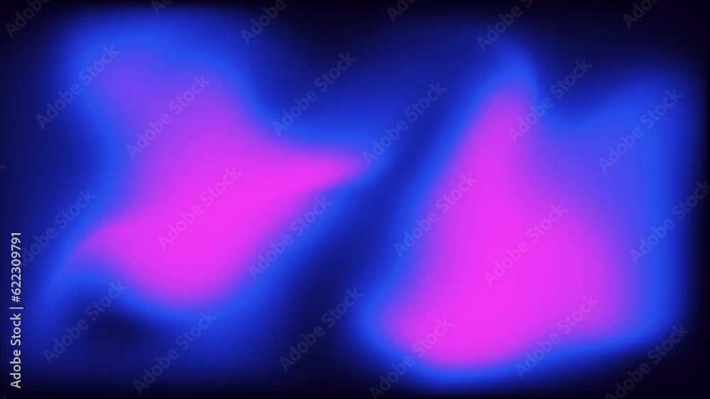 Glowing pink and blue gradient mesh background with fluid wave animation seamless loop Glowing pink and blue gradient mesh background with fluid wave animation seamless loop