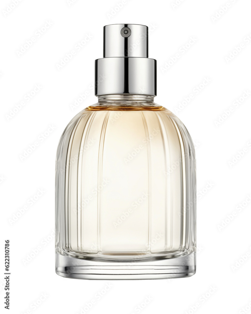 Elegant bottle of perfume isolated on transparent or white background, png Elegant bottle of perfume isolated on transparent or white background, png