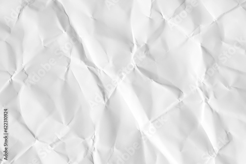 crumpled white paper texture. wrinkled paper texture background