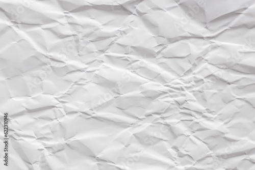 crumpled white paper texture. wrinkled paper texture background