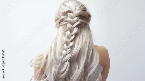 person with hair braid