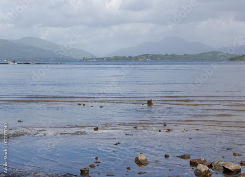 Loch Lomond with Ben Lomond from the shore near Balloch