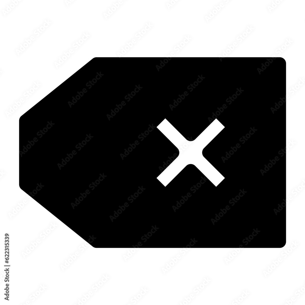 Obraz premium Delete icon. Suitable for website UI design