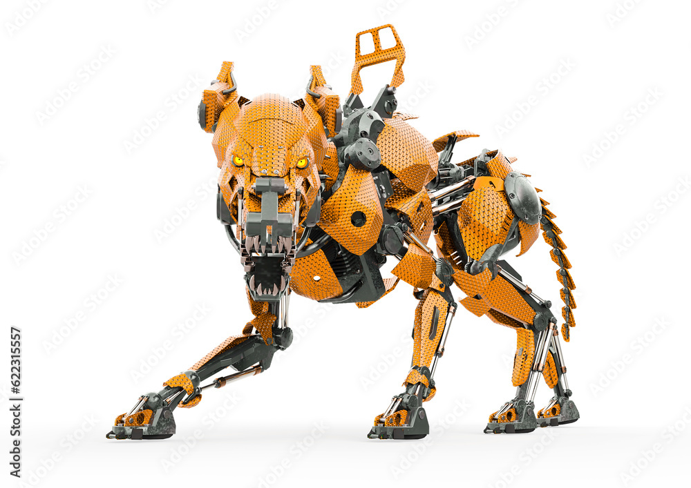 cyber dog is looking for action