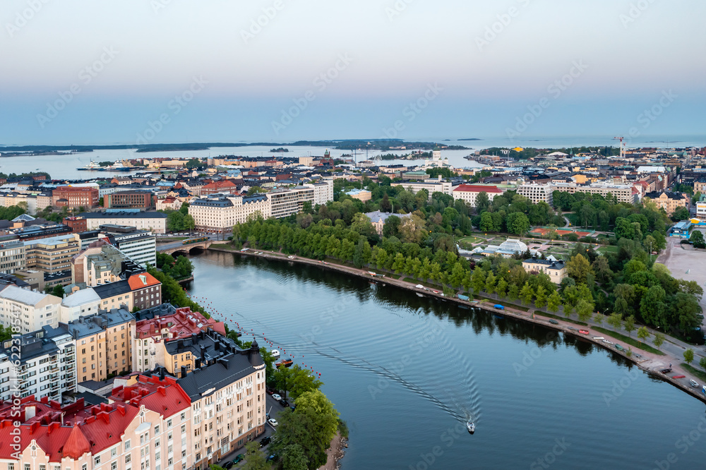 Fototapeta premium view of the city