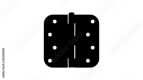 Door Hinge silhouette