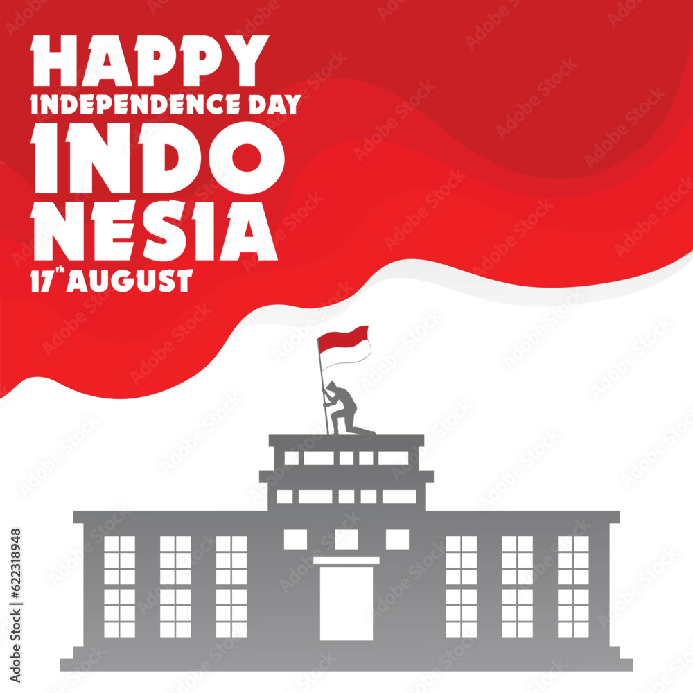 Independence day Indonesia Vector